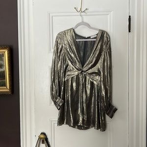 Metallic dress